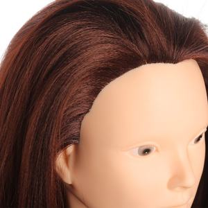 Mannequin de <span class=keywords><strong>tête</strong></span> pour perruque homme en soie de yak <span class=keywords><strong>et</strong></span> cheveux mélangés, résistant aux hautes températures, pour la pratique <span class=keywords><strong>et</strong></span> l'enseignement de la coiffure, de la permanente <span class=keywords><strong>et</strong></span> de la coupe - Product Image 4