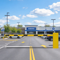 Système de barrière de stationnement intelligente personnalisé avec reconnaissance de plaque d'immatriculation, machine tout-en-un pour parking d'entreprise
