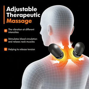 <span class=keywords><strong>Cuscino</strong></span> Massaggiante <span class=keywords><strong>Elettrico</strong></span> per il Collo con Terapia del Calore e Trazione Cervicale, Allevia il Dolore e la Fatica Muscolare - Product Image 4