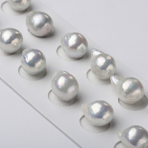 Perle d'acqua dolce Haiyang, perle d'acqua dolce naturali, perle sfuse a forma di goccia d'acqua, perle barocche - Product Image 3