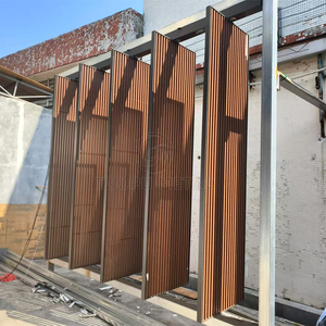 Thời tiết bên ngoài rèm che nắng Nhôm Cơ Giới louvers cho khách sạn mặt tiền - Product Image 3