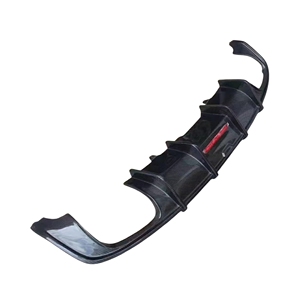 Kb Phong Cách Sợi Carbon Xe Bumper Đôi Bên Đôi Lối Ra Cho <span class=keywords><strong>Audi</strong></span> A5 B9 S5 Thể Thao 2017 2018 2019 A5 S5 Phía Sau Bumper Khuếch Tán - Product Image 4