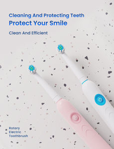 Speciale spazzolino elettrico a vibrazione rotante dotato di pulizia orale b efficiente dei denti senza residui di pulizia dei denti - Product Image 4