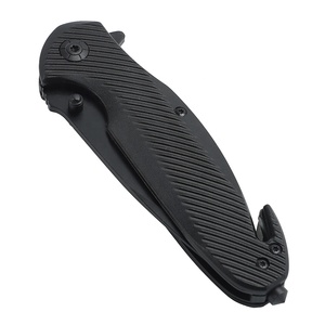 Couteau pliant à lame noire, manche en aluminium, couteau de poche tactique de survie pour <span class=keywords><strong>le</strong></span> camping en plein air avec coupe-corde et <span class=keywords><strong>brise</strong></span>-vitre - Product Image 6
