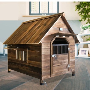 Solid Wood Luxury Dog Kennel Furniture Indoor Use Furniture Style Dog Crate Living Room Sleeping Dog house