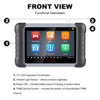 Escáner OBD2 CDL20, Diagnóstico Completo OBD II, Comprobación de Listo para Inspección I/M, Herramienta de Diagnóstico de Fallas del Motor, Lector de Códigos OBD2 para Automóviles