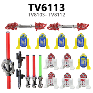 Space Stormtrooper 212 501st Clone Trooper <span class=keywords><strong>Anakins</strong></span> Skywalker Obi Wans Minifigs Building Block Sets Jouets pour enfants TV6108-6116 - Product Image 2