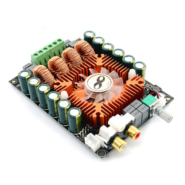 TDA7498E high power digital power amplifier board 2.0 HIFI stereo 160W*2 support BTL220W DC12V-36V