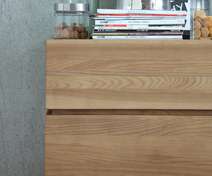 Legno massello legno stretto comò cassettiera cassettiera fai da te impilabile alto verticale organizzatore unità soggiorno camera da letto mobili - Product Image 5