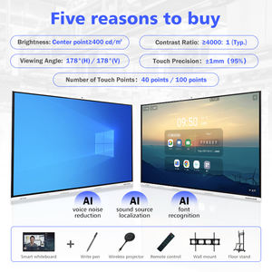 Tablero inteligente DeepLume Pro Max, tablero inteligente interactivo, tablero inteligente para enseñar, oficina, escuelas, paneles interactivos - Product Image 2