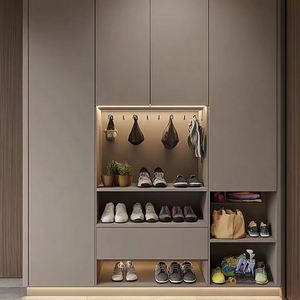Hot Sale Multi-Functional Wooden <b>Shoe</b> Rack <b>Cabinet</b> Most Popular Entryway Furniture for <b>Shoe</b> Storage Living Room - Product Image 1