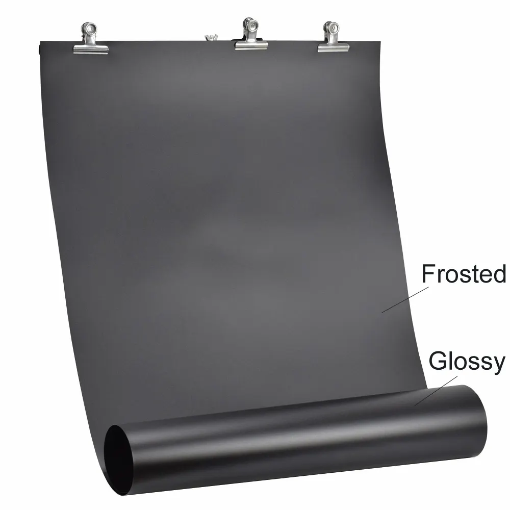 New Gray PVC Plastic Plate Hardness Photo Photography Prop Studio Lighting Backdrop Background Washable Cloth 68 *130cm