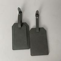 Étiquette en cuir PU vierge gravée au laser, en stock aux États-Unis, souvenir commémoratif, cadeau personnalisable pour sac, étiquette de bagage, cadeau d'affaires pour voyage