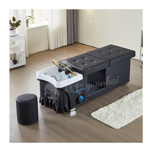 業務用ポータブルシャンプーベッド：配管不要のヘッドスパ用マッサージ機能付き | 水循環セラピー機器 - Product Image 4