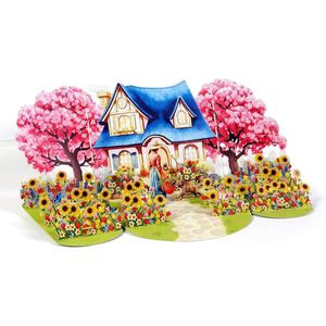 Home Is Where Mum Is 3D Pop Up Greeting Card Mother's Day Birthday For Women <b>Wife</b> Sister Girl - Product Image 4