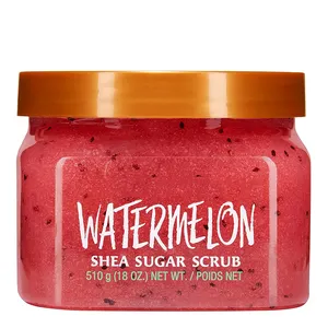 Wholesale private label sugar body scrub natural exfoliating whitening body scrub orange fruit body scrub