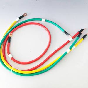 Grote vierkante sleepketting kabelringterminal koperen neusverbindinglijn voor huishoudelijke apparaten en machines, IP66 geclassificeerd, rubber geïsoleerd - Product Image 1