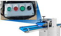 Nouvelle machine de découpe horizontale automatique pour pain, capacité de 1200 tranches/heure, portable pour boulangerie