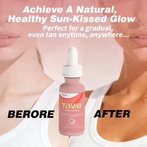 Gotas Bronceadoras de Marca Privada OEM, Gotas Autobronceadoras Naturales con Brillo Bronceado, Suplemento Vitamínico - Product Image 2