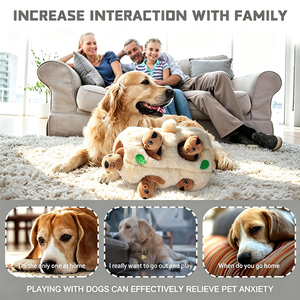 Jouet interactif Pawise pour animaux de compagnie : <span class=keywords><strong>Puzzle</strong></span> cachette pour <span class=keywords><strong>chien</strong></span>, jeu de labyrinthe pour l'auto-entretenissement et l'entraînement du QI (chipmunk, abeille, moufette) - Product Image 6