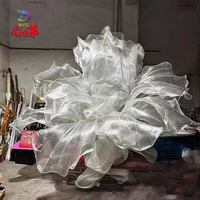 Tissu personnalisé design fait à la main scène florale décoration de scène fleur artificielle élégante décoration de plafond de mariage