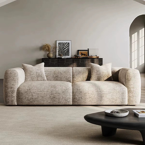 Sofás de 4 plazas modernos de gama alta, sofás de nube de crema <span class=keywords><strong>para</strong></span> el hogar, juego de sofás <span class=keywords><strong>para</strong></span> sala de estar, sofá cómodo de diseñador <span class=keywords><strong>para</strong></span> <span class=keywords><strong>muebles</strong></span> de sala de estar - Product Image 2