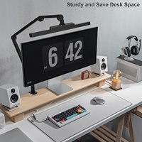 Lampes de bureau LED à bras articulé en aluminium, flexibles, avec commande tactile électrique, minuterie, modernes, à intensité variable, sans scintillement, pour la protection des yeux