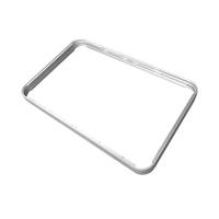 Cadre de pliage en profilé d'aluminium, cadre intégré en alliage d'aluminium, cadre d'affichage électronique LED, extrusion, usinage CNC