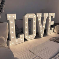 Eon Wedding Supplies, lettres lumineuses LED RGB en acier inoxydable imperméable, grandes lettres « Marry Me » pour le bureau, les magasins de détail, la planification d'événements