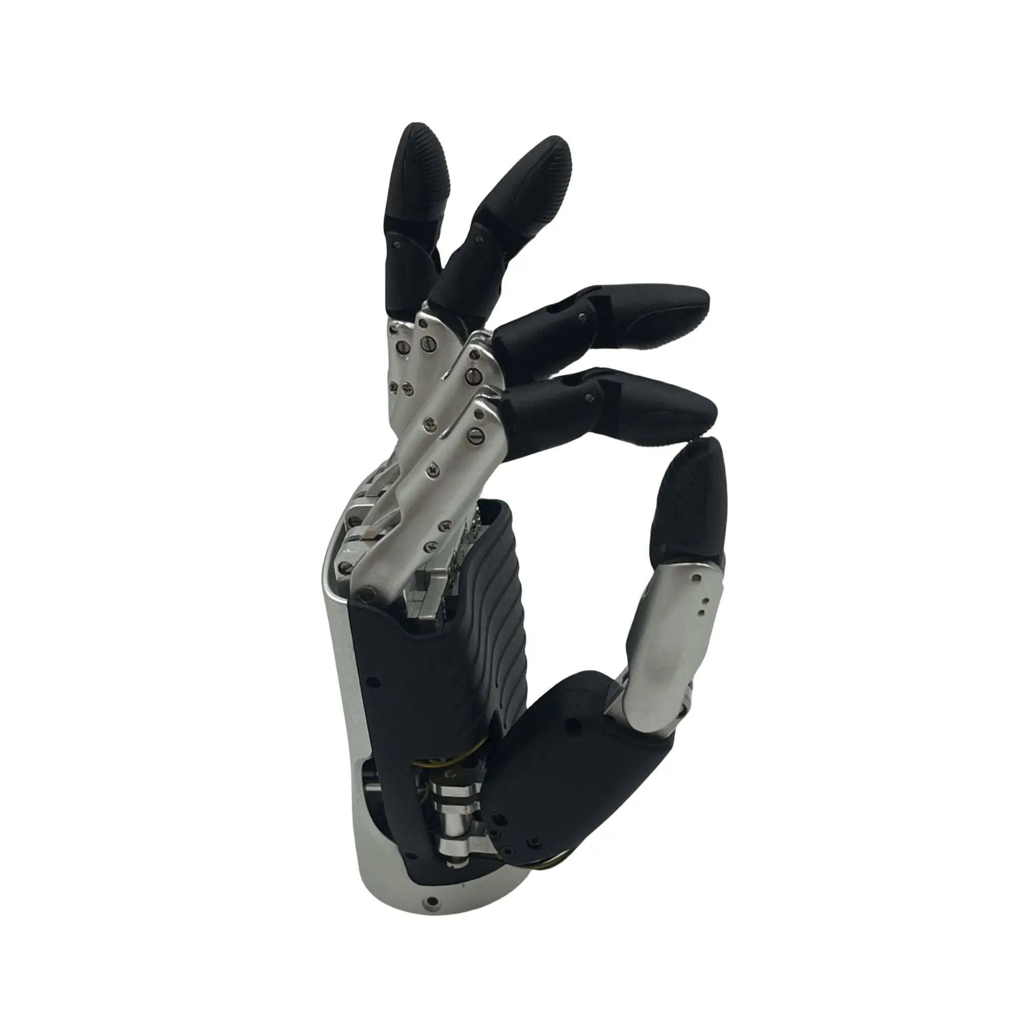 Articulación de mano biomimética 6DOF, mano diestra de cinco dedos, articulación de mano de robot biónico