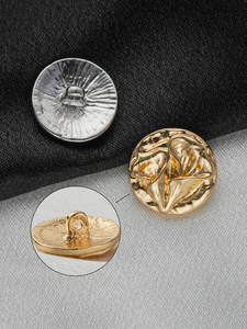 Thân Thiện Với Môi Quần Áo Trang Trí Kim Loại Nút 1-Lỗ Mô Hình Hiện Đại Lấp Lánh Pha Lê Kẽm Hợp Kim Mạ Nhựa Shank Bao Phủ - Product Image 3