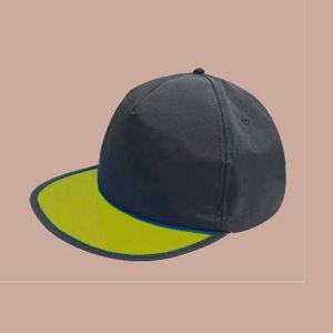 Custom Print Logo SnapBack Hip Hop <b>Hats</b> Trendy 5 Panels Cap <b>Hat</b> with Transparent Plastic PVC Bill - Product Image 4