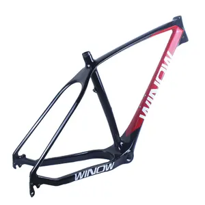 Kohlenstoff Fett Fahrrad Rahmen Mit Gabel 26er BSA Carbon MTB Schnee Bike Frameset unterstützung 26x 4,8 reifen Berg Schnee Fahrrad rahmen