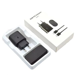 Chargeur mural USB-C PD 25W Prise EU/UK/AU/US Charge rapide pour ordinateur portable Téléphone portable Adaptateur d'alimentation Type-C OEM/ODM - Product Image 1