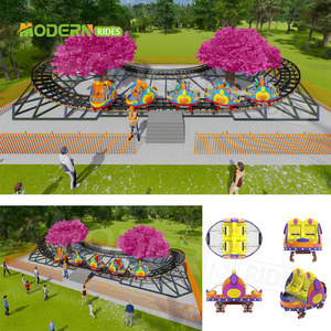Nouvel équipement de parc d'attractions : mini-montagnes russes pour enfants, design intérieur et extérieur, à vendre - Product Image 2