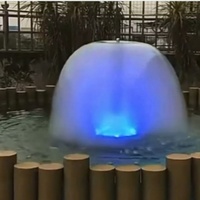 Buse de fontaine Trompette Lys du matin en acier inoxydable 304, calibre complet 1/2''-4'', anti-corrosion, pour parcs et lacs, Music DashuoFountain