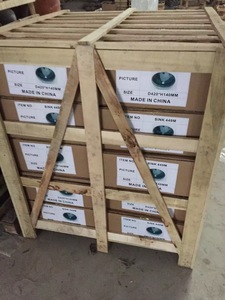 Offre Spéciale pierre de terrazzo lavabo coloré rond en pierre de marbre évier de salle de bain lavabo en <span class=keywords><strong>béton</strong></span> suspendu pour hôtel - Product Image 6