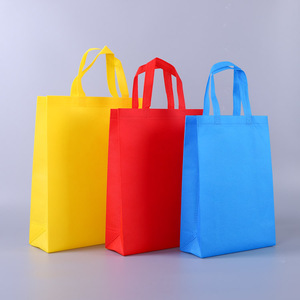 Promotional Reusable Eco Friendly Custom Printed Tote Non Woven Shopping Bag With Logo
