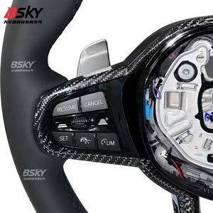 Volante de Cuero Genuino de Alta Calidad, Apto para Modificaciones Interiores de <span class=keywords><strong>Toyota</strong></span>, Compatible con Camry, Avalon, <span class=keywords><strong>Corolla</strong></span>, Crown, Reiz - Product Image 4