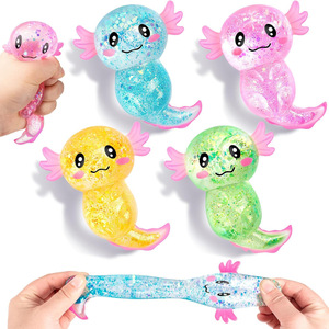 Palla Antistress a Forma di Salamandra in Sciroppo di Malto, Giocattolo Spremibile in TPE, per Bambini 2-4 Anni, con Funzione di Lenta Risalita - Product Image 2
