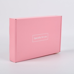 Boîtes en carton pliables personnalisées recyclables de couleur rose pour l'emballage de lingerie, boîte cadeau, emballage imprimé pour vêtements - Product Image 5