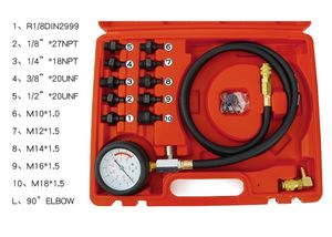 ชุดเกจวัดแรงดันน้ำมันเครื่องสำหรับรถยนต์ รถเอทีวี รถบรรทุก, ชุดทดสอบแรงดันน้ำมันเครื่อง 0-140 ปอนด์ต่อตารางนิ้ว สำหรับเกจวัดแรงดันน้ำมันเครื่องสำหรับช่าง - Product Image 3