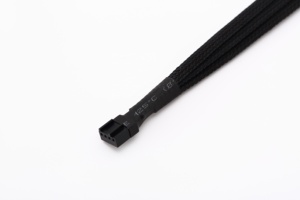 สายต่อพัดลมคอมพิวเตอร์แบบมีปลอกหุ้ม 4 พิน PWM แบบ 1 ต่อ 3 หัว ลดราคาพิเศษ - Product Image 1