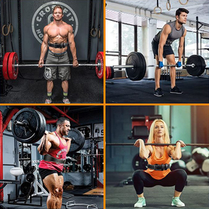Cinturón <span class=keywords><strong>de</strong></span> Soporte Lumbar <span class=keywords><strong>de</strong></span> Cuero Resistente para Gimnasio y Fitness, Cinturón <span class=keywords><strong>de</strong></span> Levantamiento <span class=keywords><strong>de</strong></span> Pesas para Entrenamiento <span class=keywords><strong>de</strong></span> Fuerza - Product Image 6