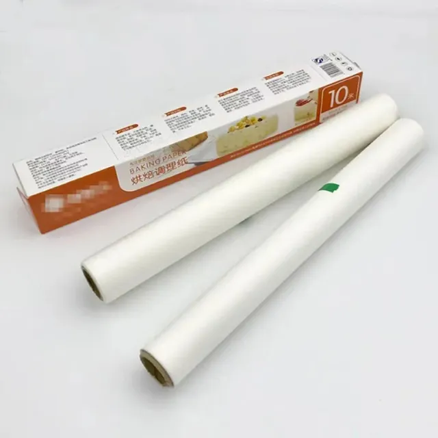 Низкий минимальный объем пергаментной бумаги для выпечки высокотемпературная стойкая к смазке Водонепроницаемая антипригарная бумага для жарки воздуха