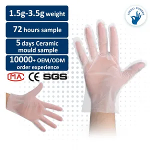 Xingli einmalig verwenden PE Guantes Anti-Öl täglich puder freie Handschuhe für BBQ-Lebensmittel, die Luvas-Lebensmittel berühren Handschuhe