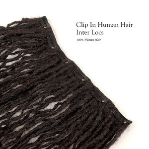 Extensions de cheveux humains 100% alignées sur les cuticules, tissage permanent doux, micro-dreadlocks, <span class=keywords><strong>6</strong></span>-18 pouces - Product Image 5