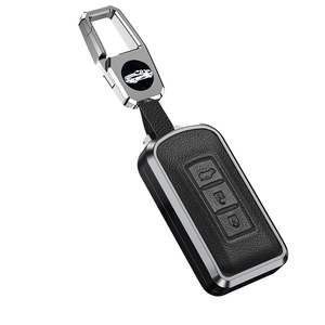 ที่ครอบกุญแจรถทำจากอะลูมิเนียมอัลลอยสำหรับ Mitsubishi Outlander Eclipse CROSS ASX Pajero lencher พวงกุญแจกระเป๋า - Product Image 1