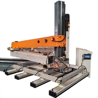 Bras robotique pneumatique en métal robuste personnalisé, capacité de charge de 30 kg, puissance de 380 V 1 kW, portée de travail de 300x300x300 mm