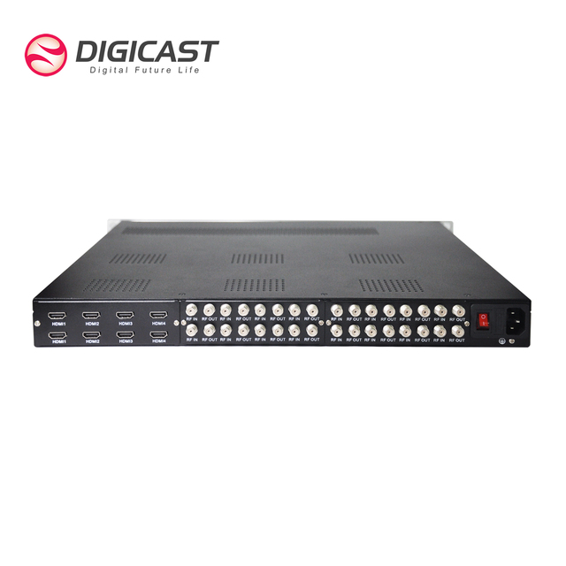 IPTV Gateway for RF and DVB-S2 to IP with HLS RTMP HTTP Support for Digital Headend Encrypted Channels